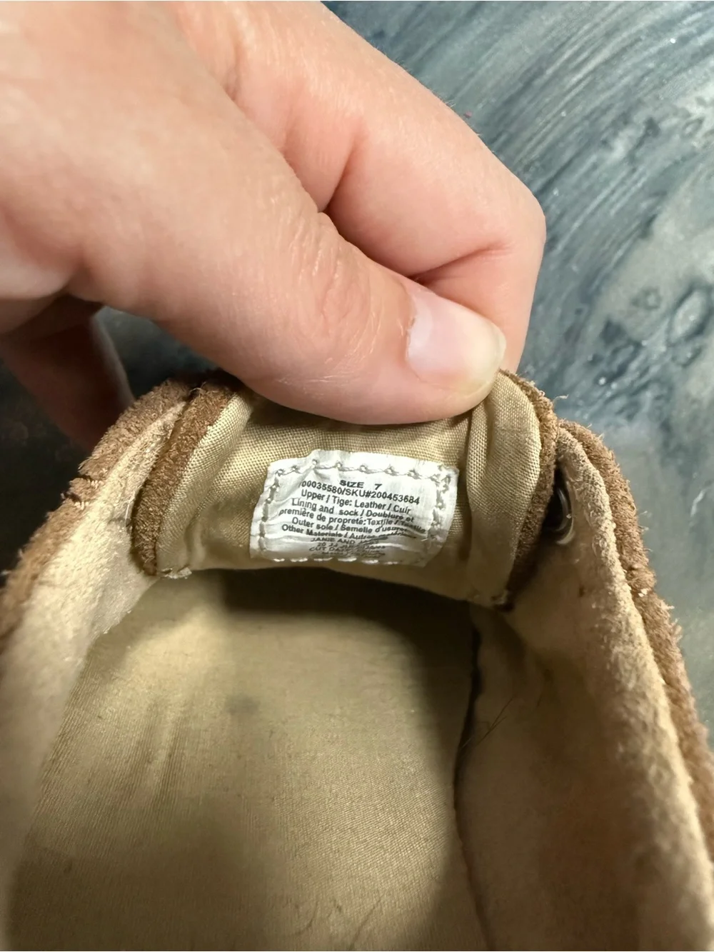 Janie and Jack cognac suede